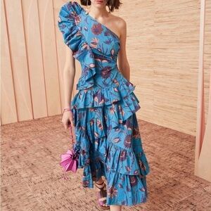 Ulla Johnson’s Ondine Dress. Color Lagoon